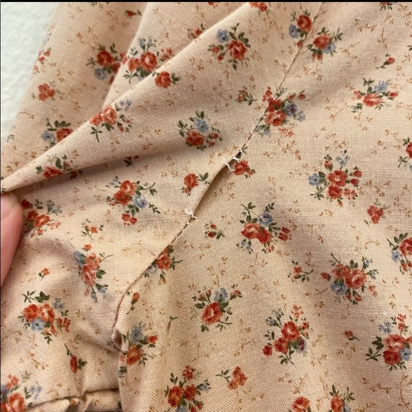 *Johnny Was Pink Button Down embroidered Shirt Red Rose and Ruffles Floral - Picture 9 of 12